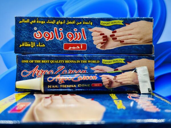 Nail Arq halal nail henna tube with elegant packaging