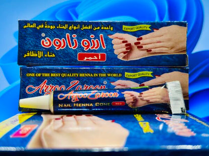 Nail Arq halal nail henna tube with elegant packaging