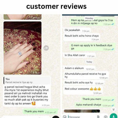 Woman applying Nail Arq – wazu friendly halal nail henna for natural beauty
